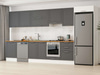 Alvinka 410X222 Cm Klasik Mebran Mutfak Dolabı Mb-E90S60S60-1