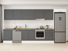 Alvinka 410X222 Cm Klasik Mebran Mutfak Dolabı Mb-E90S60S60-1