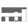 Alvinka 410X240 Cm High Gloss Mutfak Dolabı Mb-E90S60S60-1