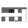 Alvinka 410X240 Cm High Gloss Mutfak Dolabı Mb-E90S60S60-3