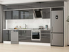 Alvinka 410X240 Cm High Gloss Mutfak Dolabı Mb-E90S60S60-2