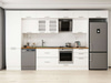 Alvinka 410X240 Cm Klasik Mebran Mutfak Dolabı Mbb-E90B60S60-3