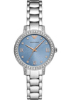 AR11585 Quartz Çelik Gri Mavi Kadran 32 mm Kadın Kol Saati