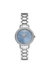 AR11585 Quartz Çelik Gri Mavi Kadran 32 mm Kadın Kol Saati