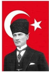 Ataturklu Bayrak 100X150- Inter B-041
