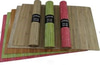 Bambu Kaymaz Tabanli Paspas 50X80Cm Koyu Kahve -Ha1090