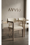 Beige İskandinav Bohem Ayak 6'lı Tokyo Metal Demonte Sandalye 80x160 Masa Sandalye Takımı Traverten Krem