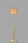 Belen Eskitme Lambader Silindir Bambu 07 Abajurlu