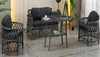 Berlin Rattan Set 2+1+1 Antrasit Zgz