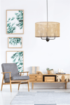 Bermuda 3 Lü Rattan Avize