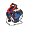 Brennenstuhl Garant Serisi IP44 Lisanslı 3 Soketli 290 mm 25 Metre AT-N05V3V3-F 3G1.5 Makaralı Kablo Mavi