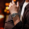 Citizen Tsuyosa NK0020-55E Gümüş-Siyah Erkek Kol Saati