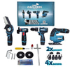 Dawreek Dortlu Set Mky (Mini Testere+ Avuc Taslama+ Akulu Vidalama+ Dekupaj)- Bt0203