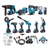 Dawreek ONBİRLİ SET (Led Işık+Ş.HİLTİ+Ş.SPRAL+S.SIKMA+13MM MATKAP+Ş.TESTERE+BAĞ MAKASI+Ş.Dekupaj+Lazer Metre+Oto Yıkama+Çok Fonksiyonlu Avuç Taşlama) (BT0192)