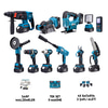 Dawreek ONBİRLİ SET (Led Işık+Ş.HİLTİ+Ş.SPRAL+S.SIKMA+13MM MATKAP+Ş.TESTERE+BAĞ MAKASI+Ş.Dekupaj+Lazer Metre+Oto Yıkama+Çok Fonksiyonlu Avuç Taşlama) (BT0192)