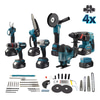Dawreek Sekizli Set DBML (LED Aydınlatma+ Ş.Hilti+Ş.spral+S.Sıkma+13mm Ç.Mandren+Ş.Dekupaj+Budama Testeresi+Bağ Makas) (BT0137)