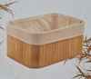 Dekoratif Bambu Katlanır Sepet 35X25X14 Naturel-Chk651