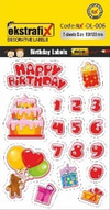 Dekoratif Sticker 80X120 Mm -Dl-006