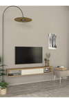 Dekorister Cross Tv Sehpası Sepet - Kumtaşı 150 Cm