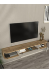 Dekorister Cross Tv Sehpası Sepet - Kumtaşı 150 Cm