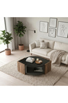 Dekorister Exclusive Marbel Orta Sehpa Ceviz-mermer