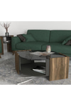 Dekorister Exclusive Marbel Orta Sehpa Ceviz-mermer