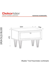 Dekorister Exclusive Ravenna Komidin Beyaz-mermer