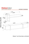 Dekorister Exclusive Veyron Tv Ünitesi Rebab-mermer