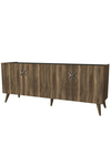 Dekorister Exclusive Wood Konsol Ceviz-antrasit