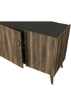 Dekorister Exclusive Wood Konsol Ceviz-antrasit