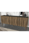 Dekorister Exclusive Wood Konsol Ceviz-antrasit