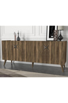 Dekorister Exclusive Wood Konsol Ceviz-antrasit