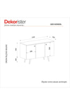 Dekorister Geo Konsol Beyaz - Sepet