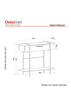 Dekorister Lisbon Dresuar Rebab - Mermer