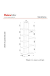 Dekorister Tree Kitaplık Beyaz