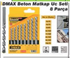 Dmx4348 Beton Matkap Uc Seti 8 Prc