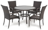 Dominica Sandalye Kahve Rattan Hdr-733