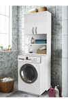 Dorpek Çok amaçlı Banyo Dolabı Çamaşır Makinesi Dolabı Beyaz | Banos