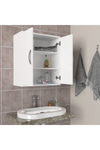 Dorpek İki Kapaklı Banyo Dolabı Beyaz | Ravi