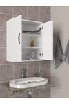 Dorpek İki Kapaklı Banyo Dolabı Beyaz | Ravi