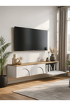 Dorpek TV Ünitesi 150 cm – Minimalist, Modern ve Bohem Tv Ünitesi - Kolay Kurulum Salon Mobilyası | Bono