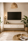 Dorpek TV Ünitesi 150 cm – Minimalist, Modern ve Bohem Tv Ünitesi - Kolay Kurulum Salon Mobilyası | Bono