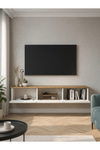 Dorpek TV Ünitesi 150 cm – Minimalist, Modern ve Bohem Tv Ünitesi - Kolay Kurulum Salon Mobilyası | Bono