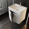 Ege 60 Cm, Lavabolu Alt Banyo Dolabı, Kapaklı Banyo Alt Dolabı, Seramik Lavabo Dahil