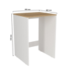 Emorra Camasir Makinesi Dolabi Beyaz-Sepet 61X60X91,8 Cm
