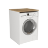 Emorra Camasir Makinesi Dolabi Beyaz-Sepet 61X60X91,8 Cm