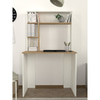 Ester Fonksiyonel Kitaplikli Calisma Masasi Beyaz - Safir 900X450X1476 Mm