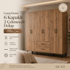 Garaj Home 6 Kapaklı 2 Çekmeceli Dolap - Atlas Çam