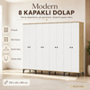 Garaj Home 8 Kapaklı Dolap - Atlas Çam