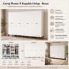 Garaj Home 8 Kapaklı Dolap - Beyaz